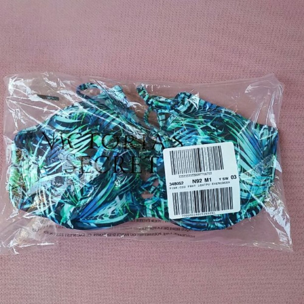 New VS PINK strappy front T back bikini top
